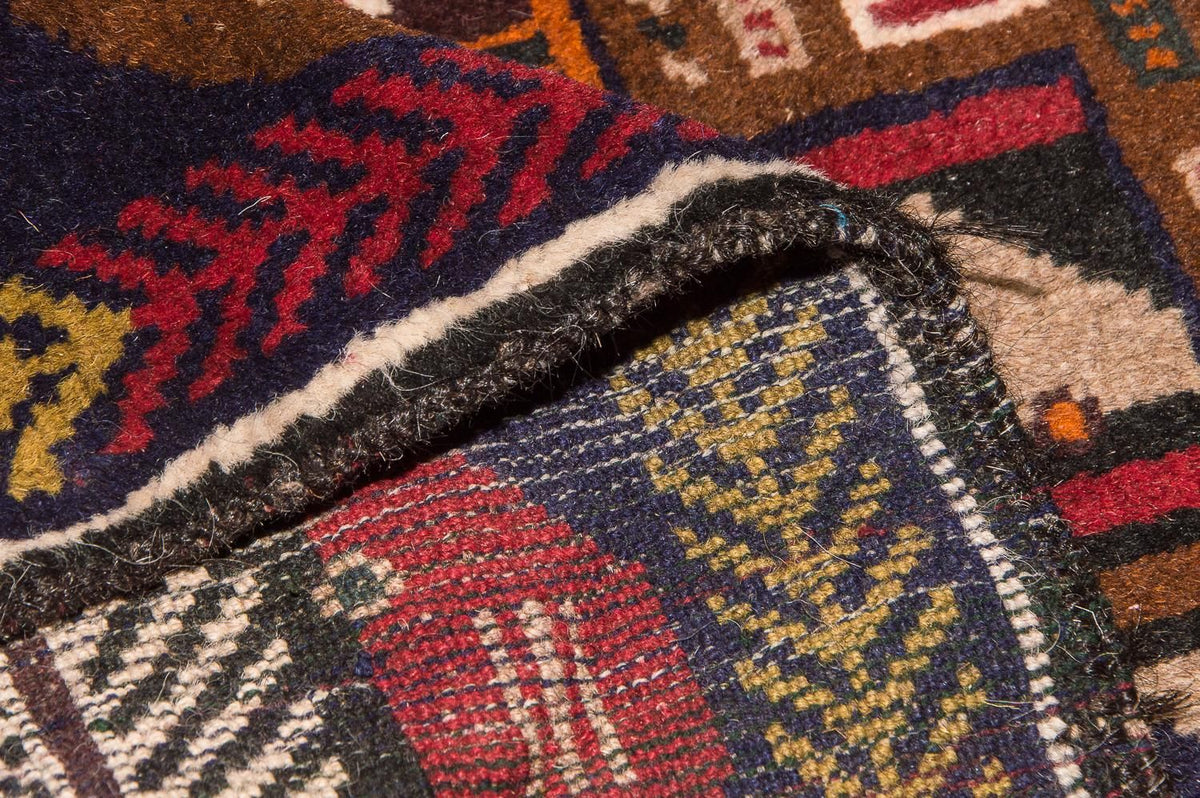 Baluch-matta - 140 x 85 cm - flerfärgad