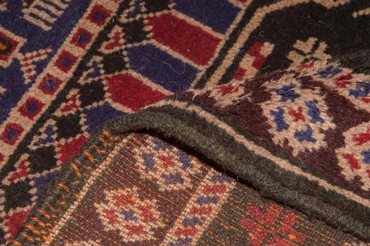 Baluch-matta - 133 x 77 cm - brun