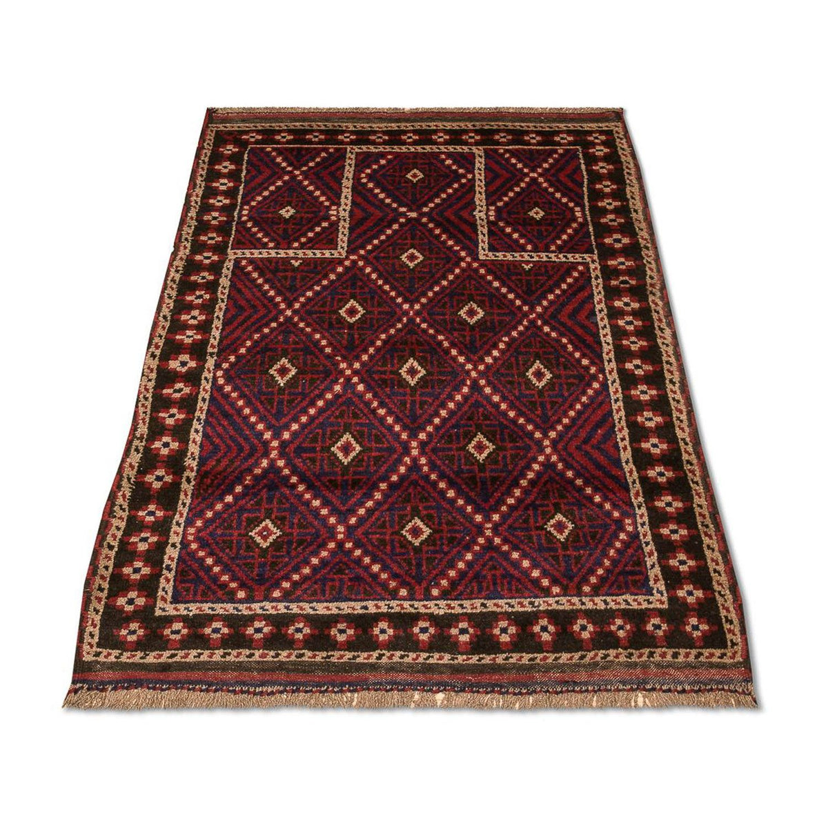 Baluch-matta - 127 x 85 cm - flerfärgad