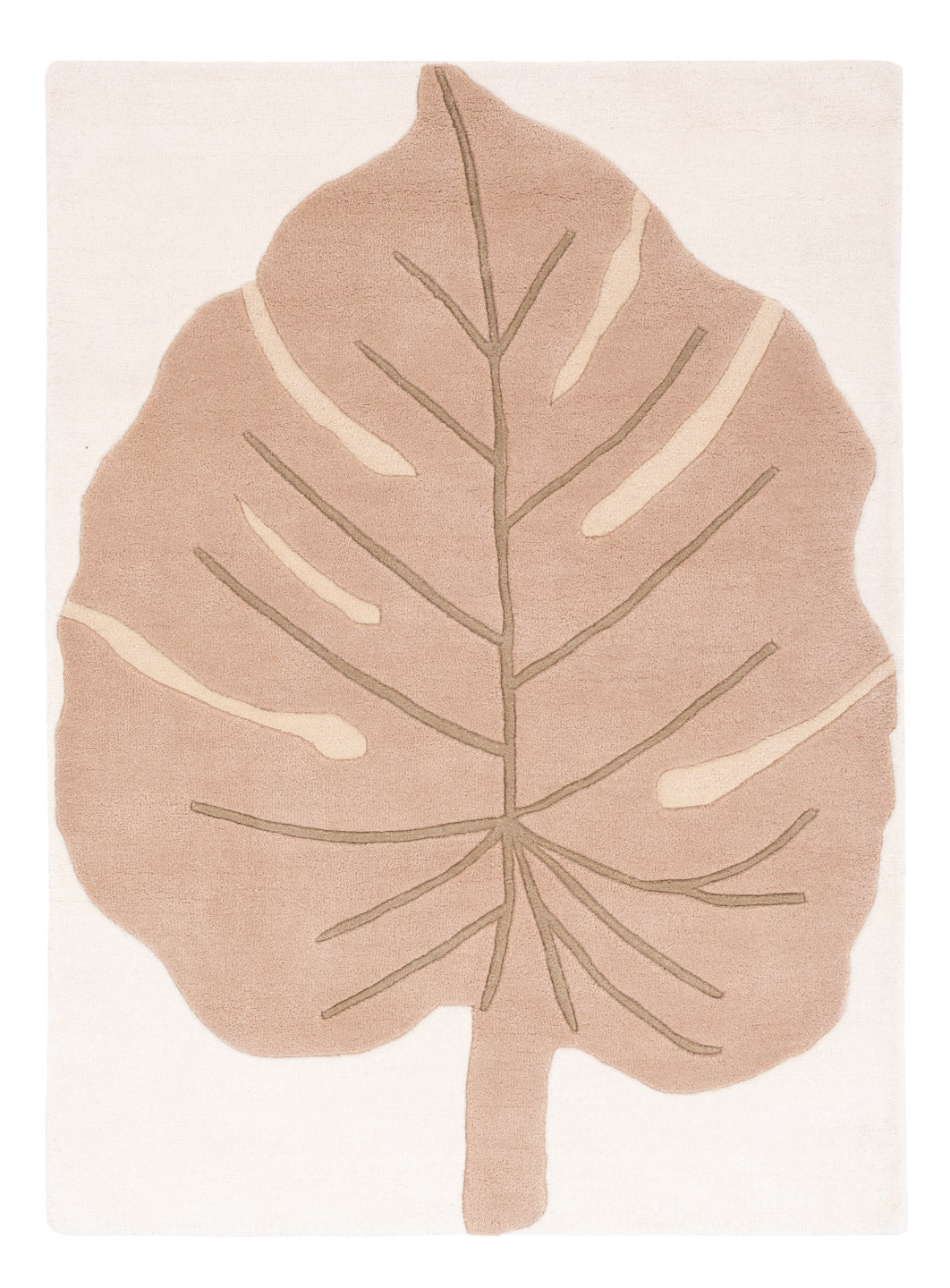 Wollteppich Blatt Monstera