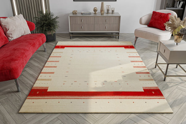 Gabbeh matta - Loribaft Softy - Aurora Flair - rektangulär