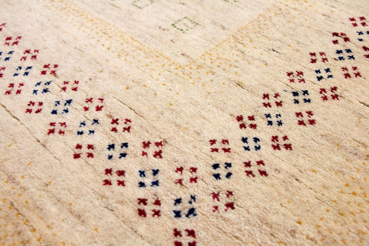 Gabbeh-matta - Loribaft Persian - 400 x 300 cm - beige