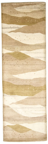 Runner Gabbeh-matta - Indus - 240 x 80 cm - beige