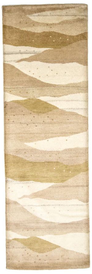 Runner Gabbeh-matta - Indus - 240 x 80 cm - beige