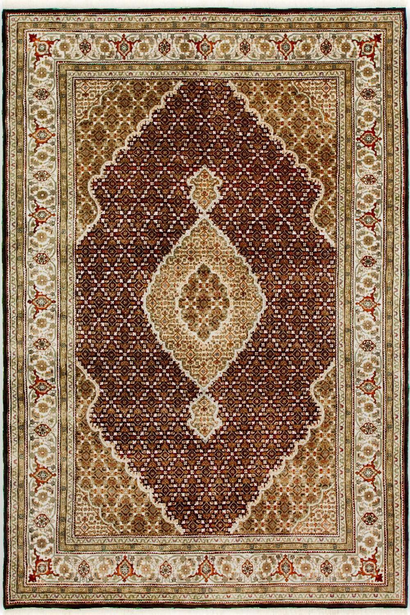 Persisk matta - Tabriz - 300 x 250 cm - svart