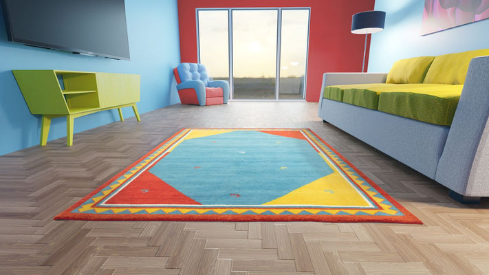 Gabbeh-matta - Indus - Desert - rektangulär