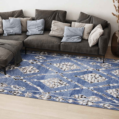 Berber matta - Meral - runt