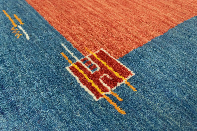 Runner Gabbeh-matta - Indus - 200 x 80 cm - röd