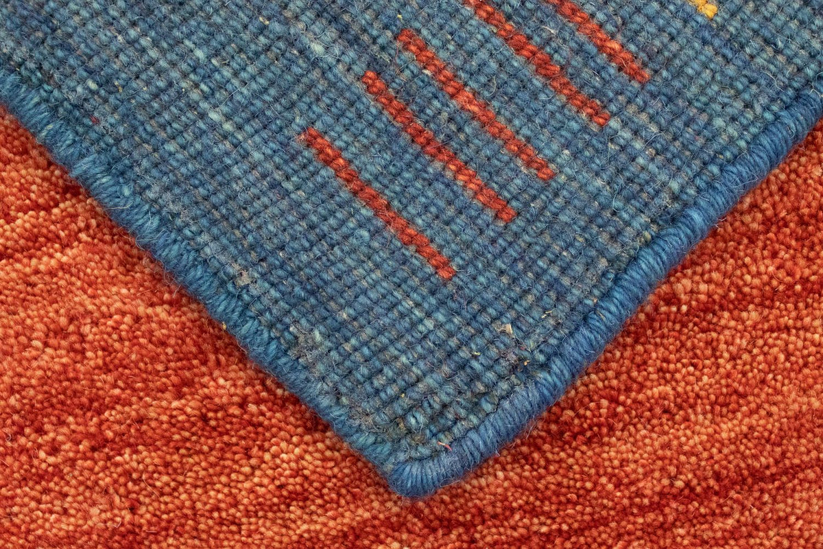 Runner Gabbeh-matta - Indus - 200 x 80 cm - röd