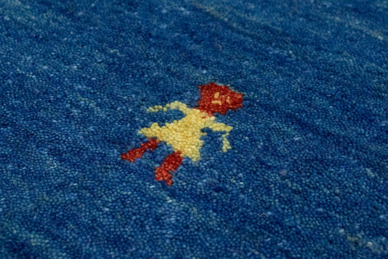 Gabbeh-matta - Indus - 300 x 250 cm - blå