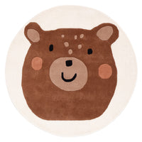 Kinderteppich Bär Gesicht rund – product image