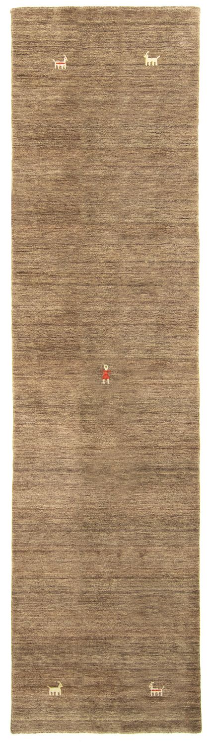Runner Gabbeh-matta - Indus - 200 x 80 cm - brun