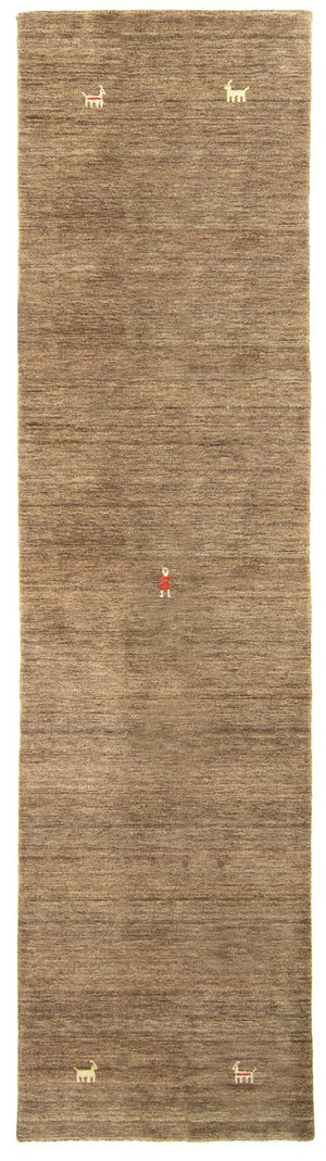Runner Gabbeh-matta - Indus - 200 x 80 cm - brun