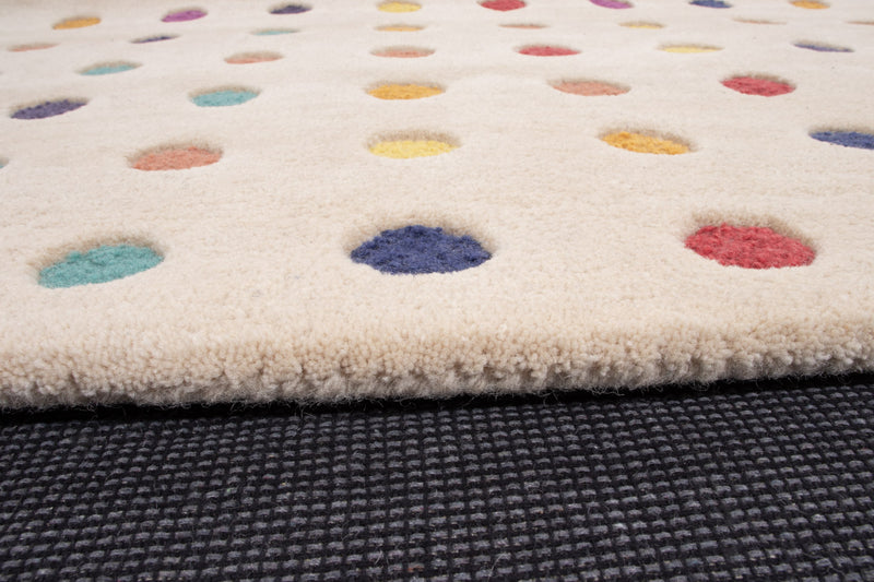 Wollteppich Ground White