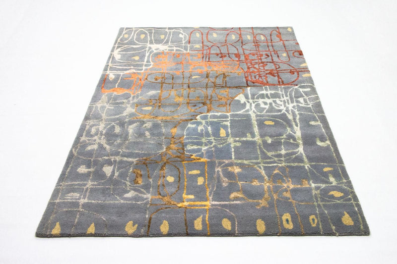 Designermatta - 242 x 153 cm - flerfärgad