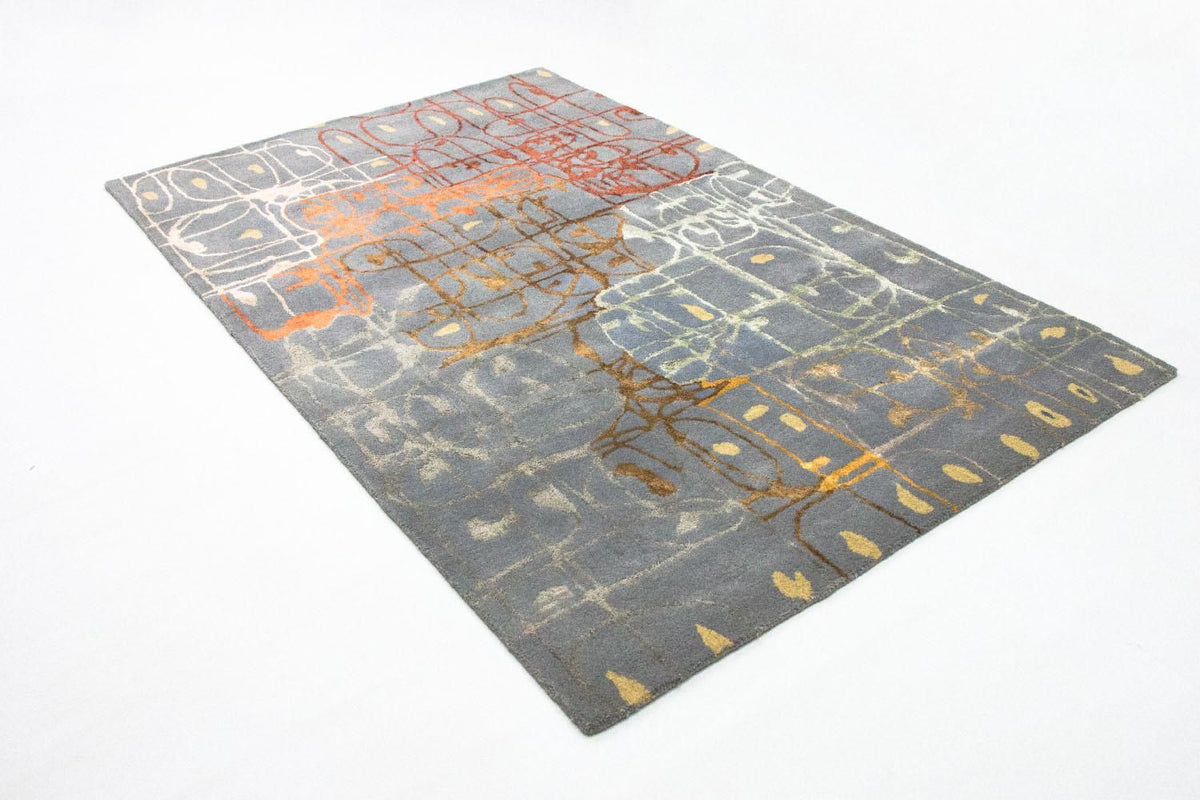 Designermatta - 242 x 153 cm - flerfärgad