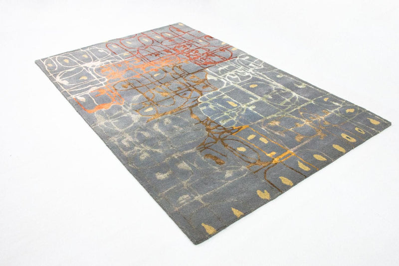 Designermatta - 242 x 153 cm - flerfärgad