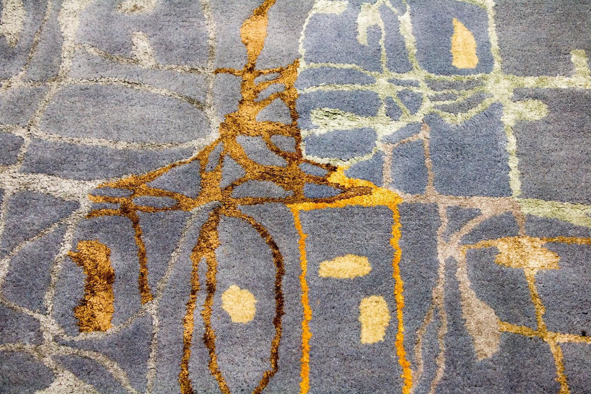 Designermatta - 242 x 153 cm - flerfärgad