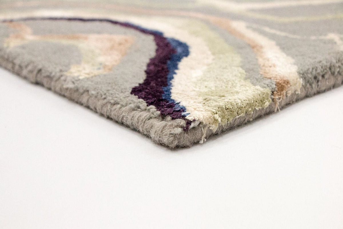 Designermatta - 243 x 153 cm - silver