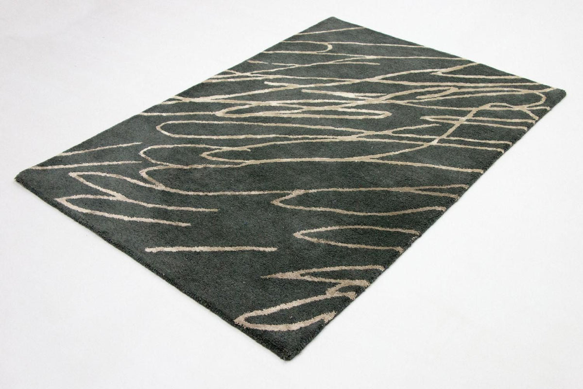 Designermatta - 180 x 121 cm - blå