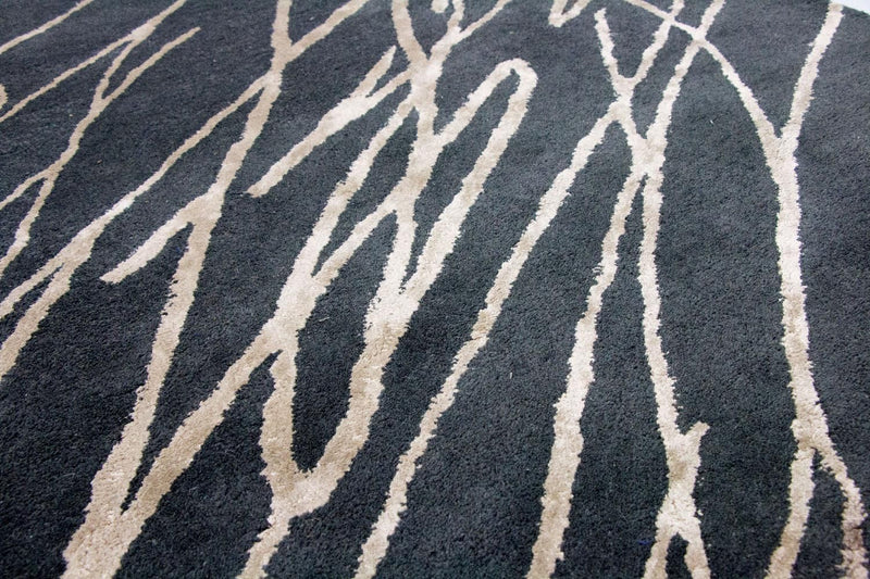 Designermatta - 180 x 121 cm - blå