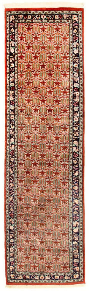 Runner Oriental Carpet - 263 x 76 cm - röd