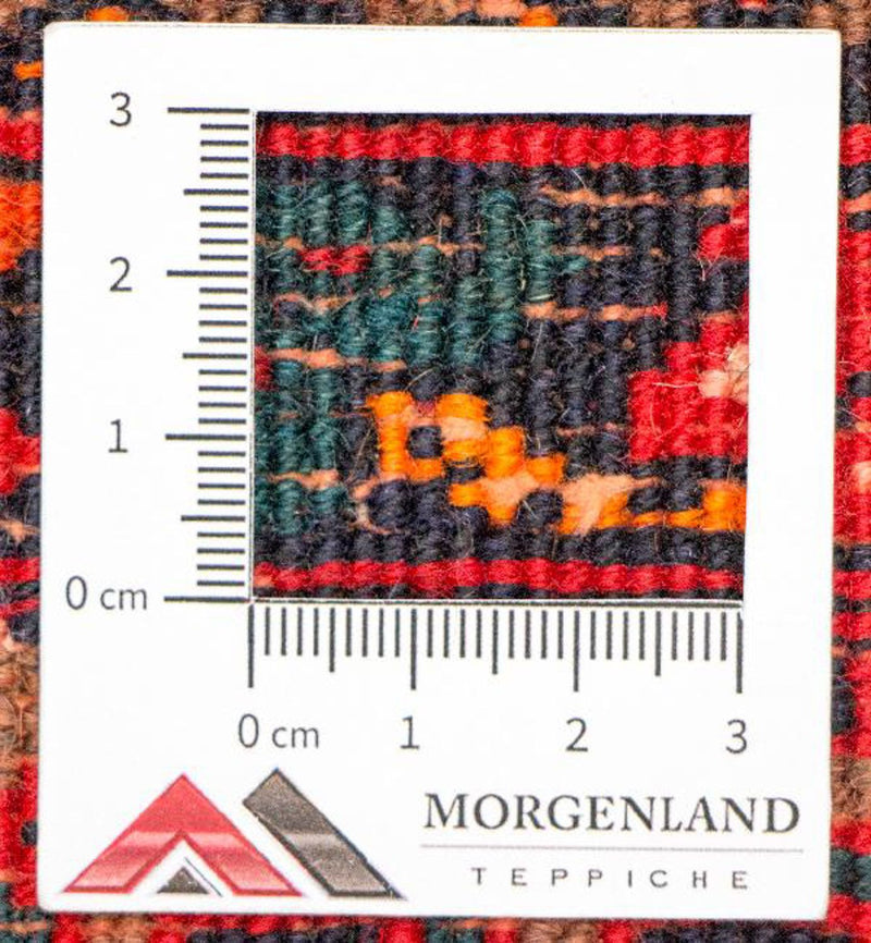 Runner Afghansk matta - Bukhara - 257 x 83 cm - röd