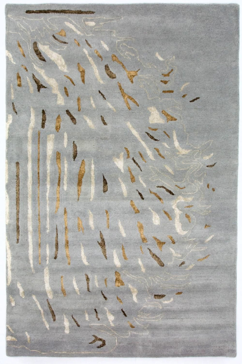 Designermatta - 242 x 153 cm - grått