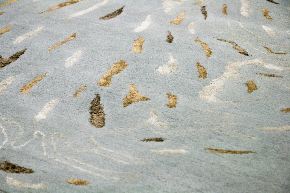 Designermatta - 242 x 153 cm - grått