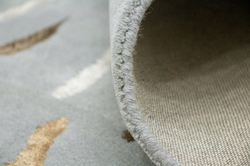 Designermatta - 242 x 153 cm - grått