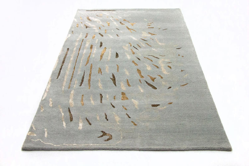 Designermatta - 242 x 153 cm - grått