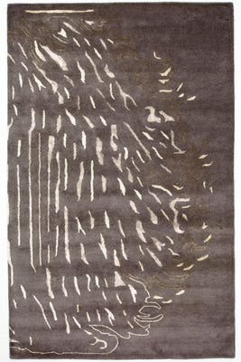 Designermatta - 242 x 153 cm - brun