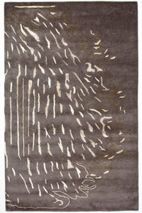 Designermatta - 242 x 153 cm - brun