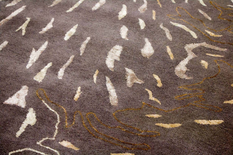 Designermatta - 242 x 153 cm - brun