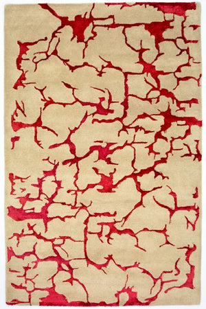 Designermatta - 239 x 151 cm - flerfärgad