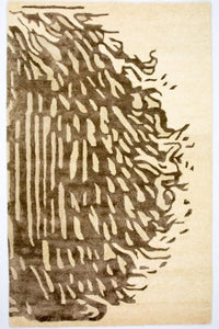 Designermatta - 242 x 152 cm - beige