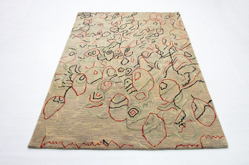 Designermatta - 242 x 152 cm - beige
