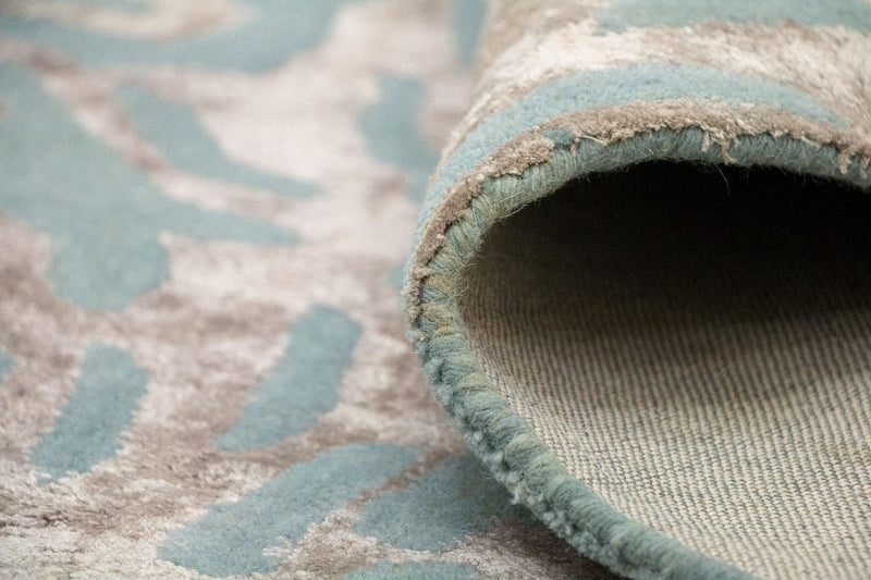 Designermatta - 242 x 153 cm - blå