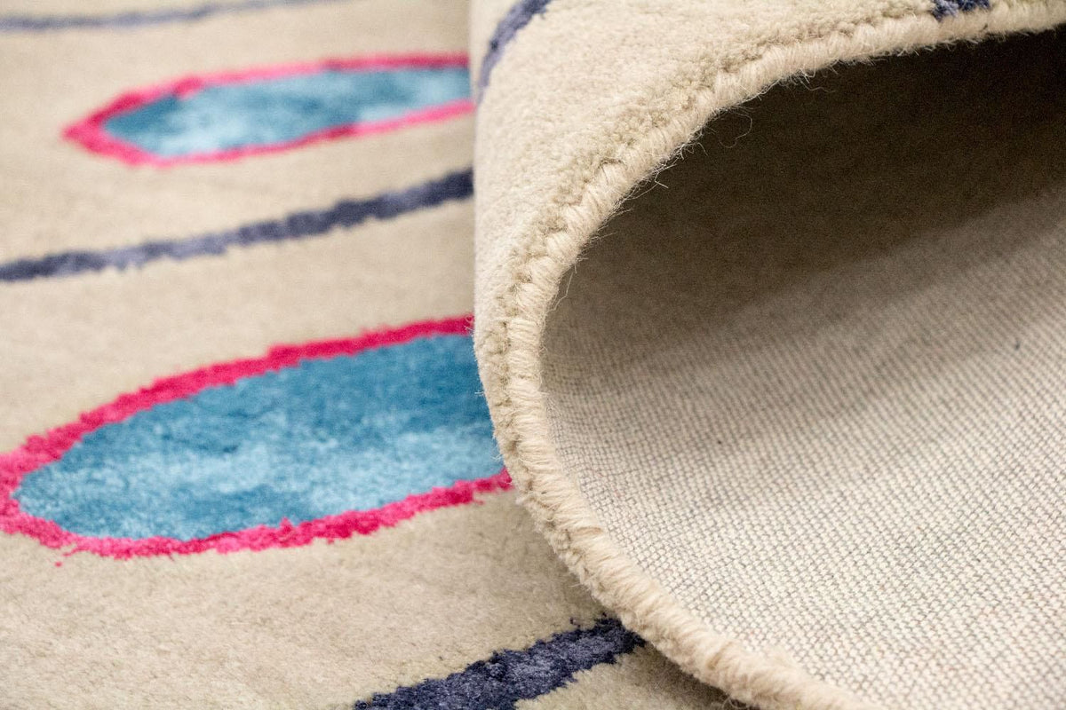 Designermatta - 240 x 152 cm - beige