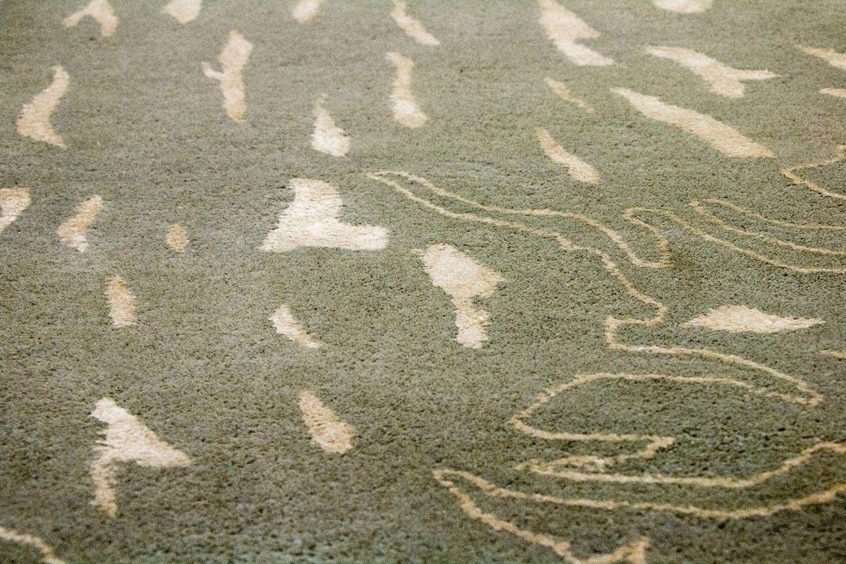 Designermatta - 242 x 152 cm - grått