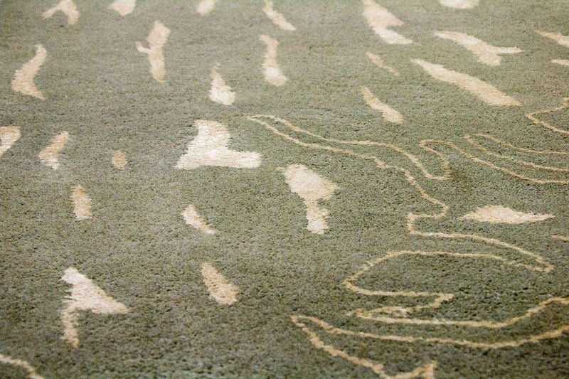 Designermatta - 242 x 152 cm - grått