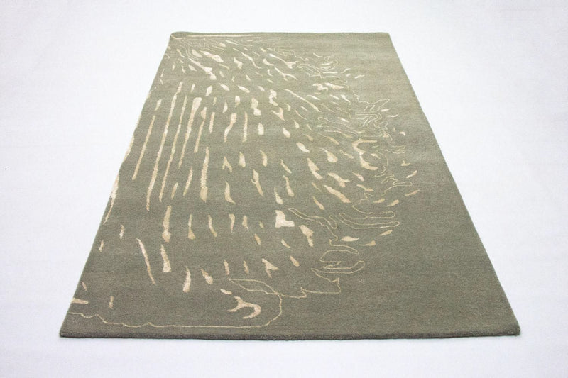 Designermatta - 242 x 152 cm - grått