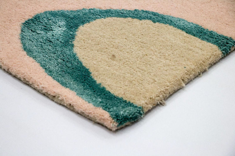 Designermatta - 181 x 121 cm - beige