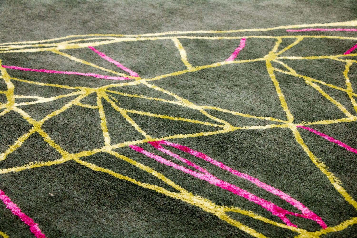 Designermatta - 240 x 155 cm - flerfärgad