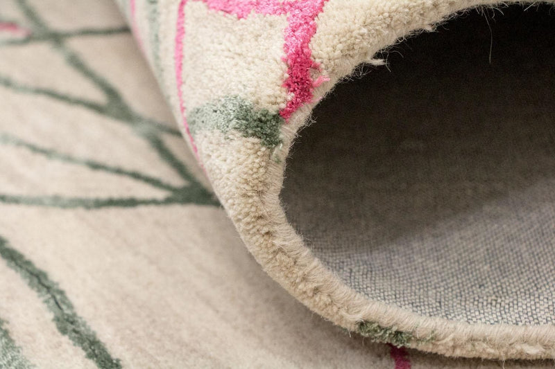 Designermatta - 242 x 154 cm - beige