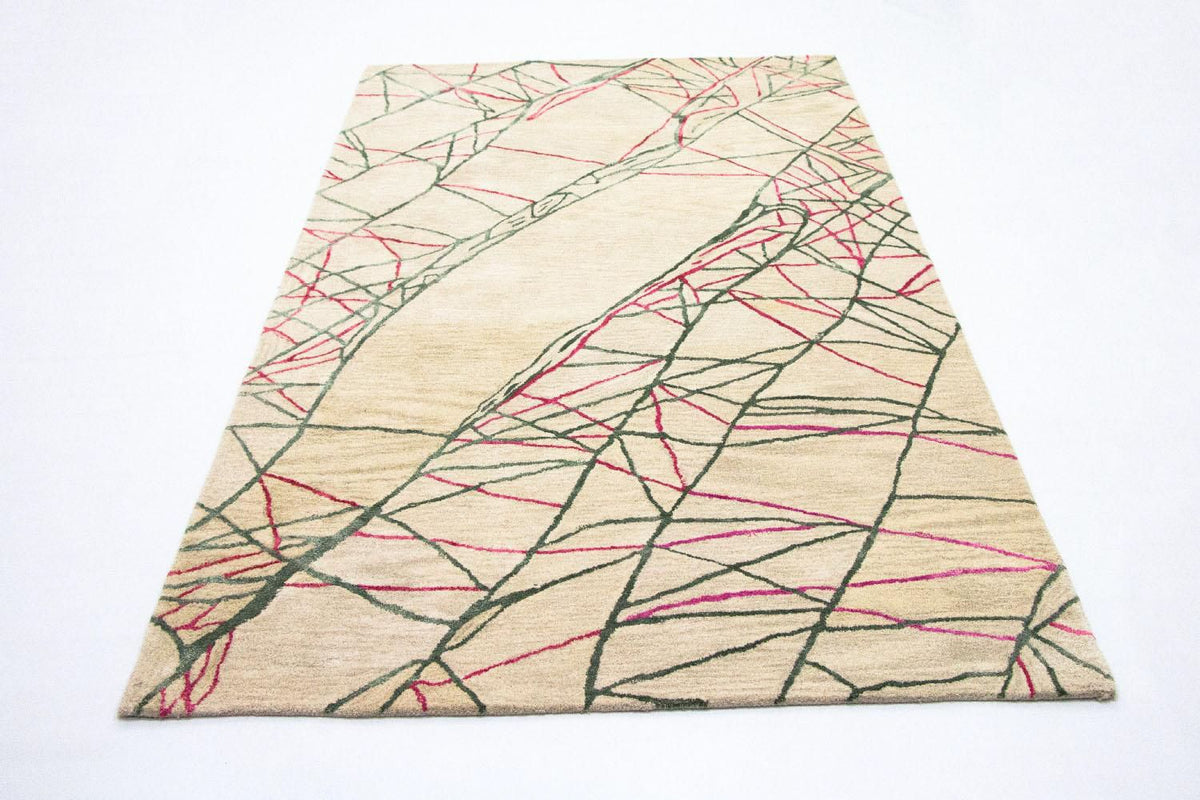 Designermatta - 242 x 154 cm - beige