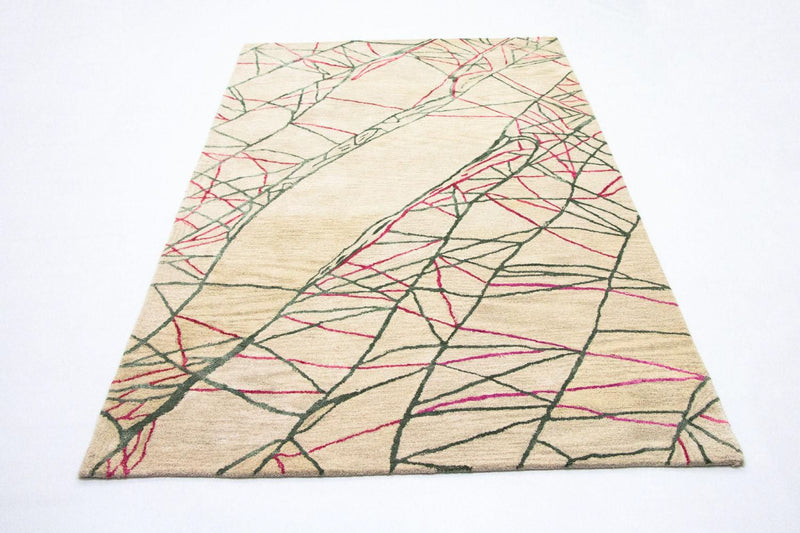 Designermatta - 242 x 154 cm - beige