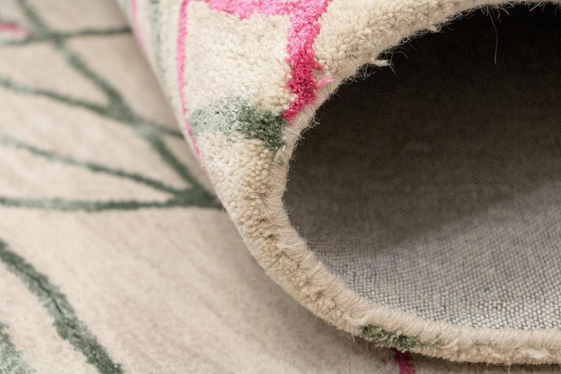 Designermatta - 242 x 154 cm - beige