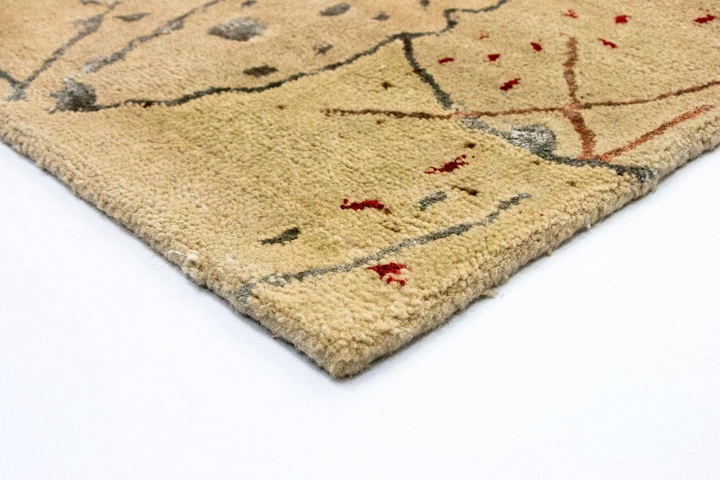 Designermatta - 242 x 155 cm - beige