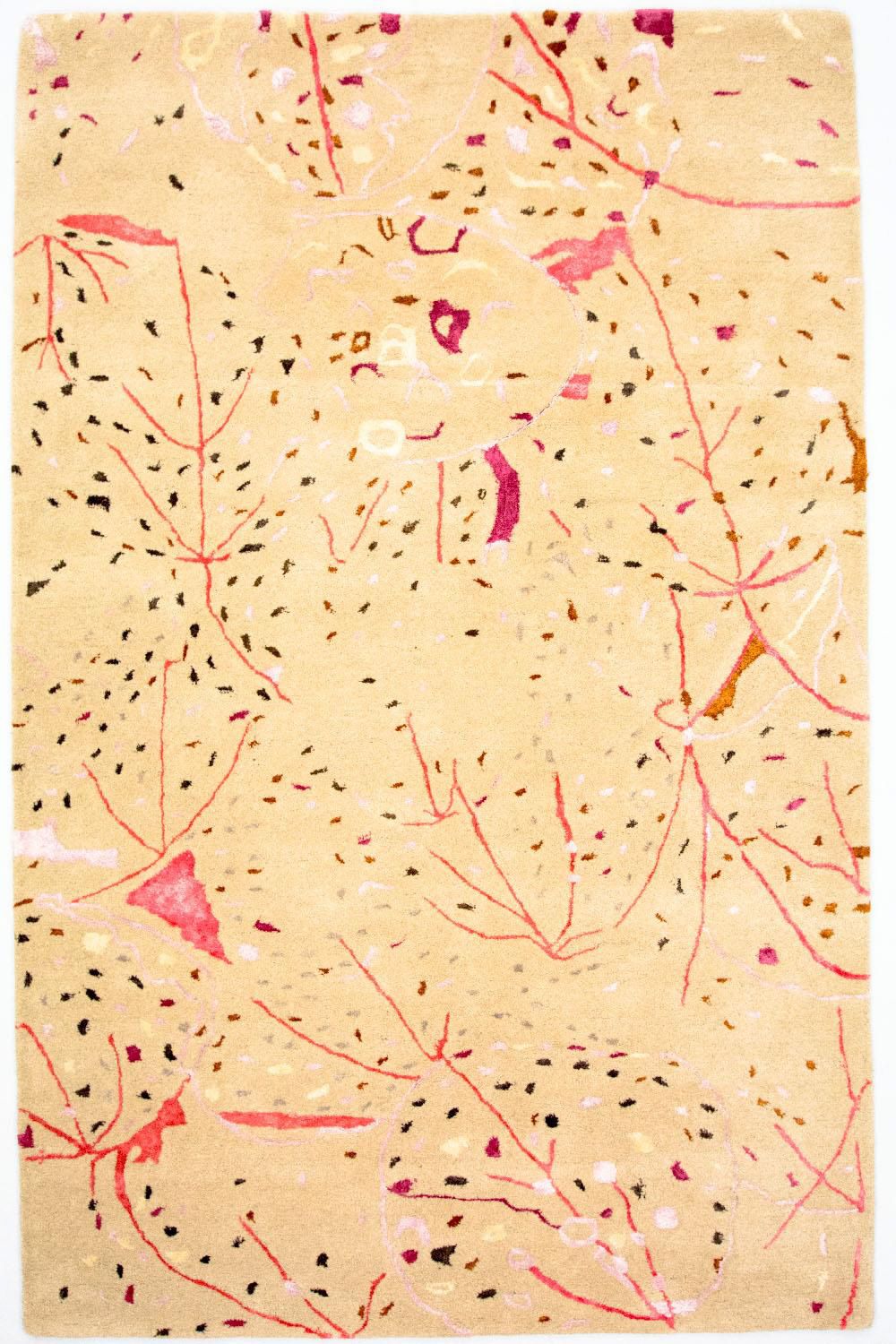 Designermatta - 244 x 155 cm - beige